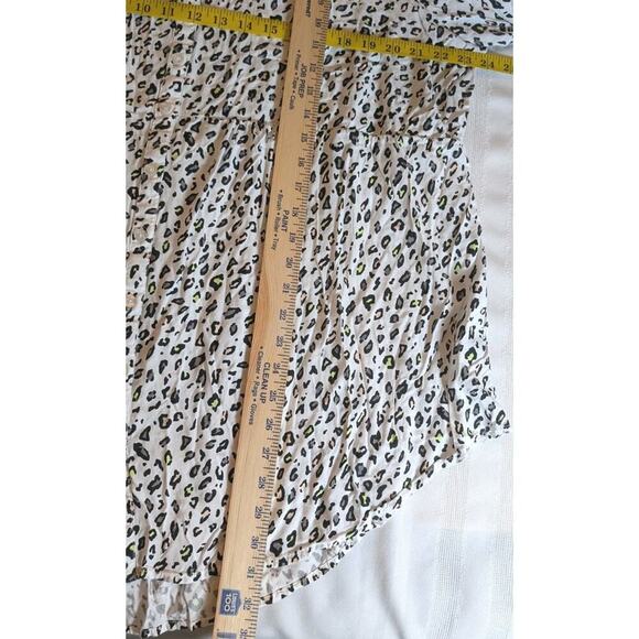 Torrid Emma Babydoll Challis Leopard Print Tunic + Black Leggings 3X OUTFIT - Picture 6 of 12